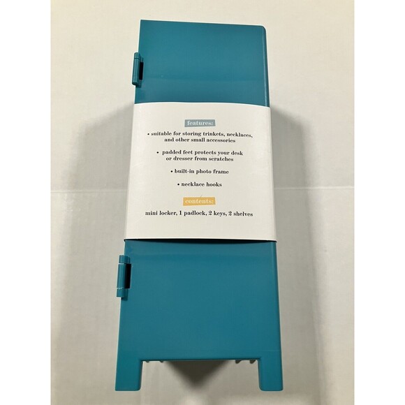 Target Miniature Bullseye Playground MINI Desktop LOCKER with keys NEW - Picture 2 of 3